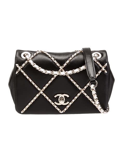 chanel entwined chain bag|chanel shoulder bag with chain.